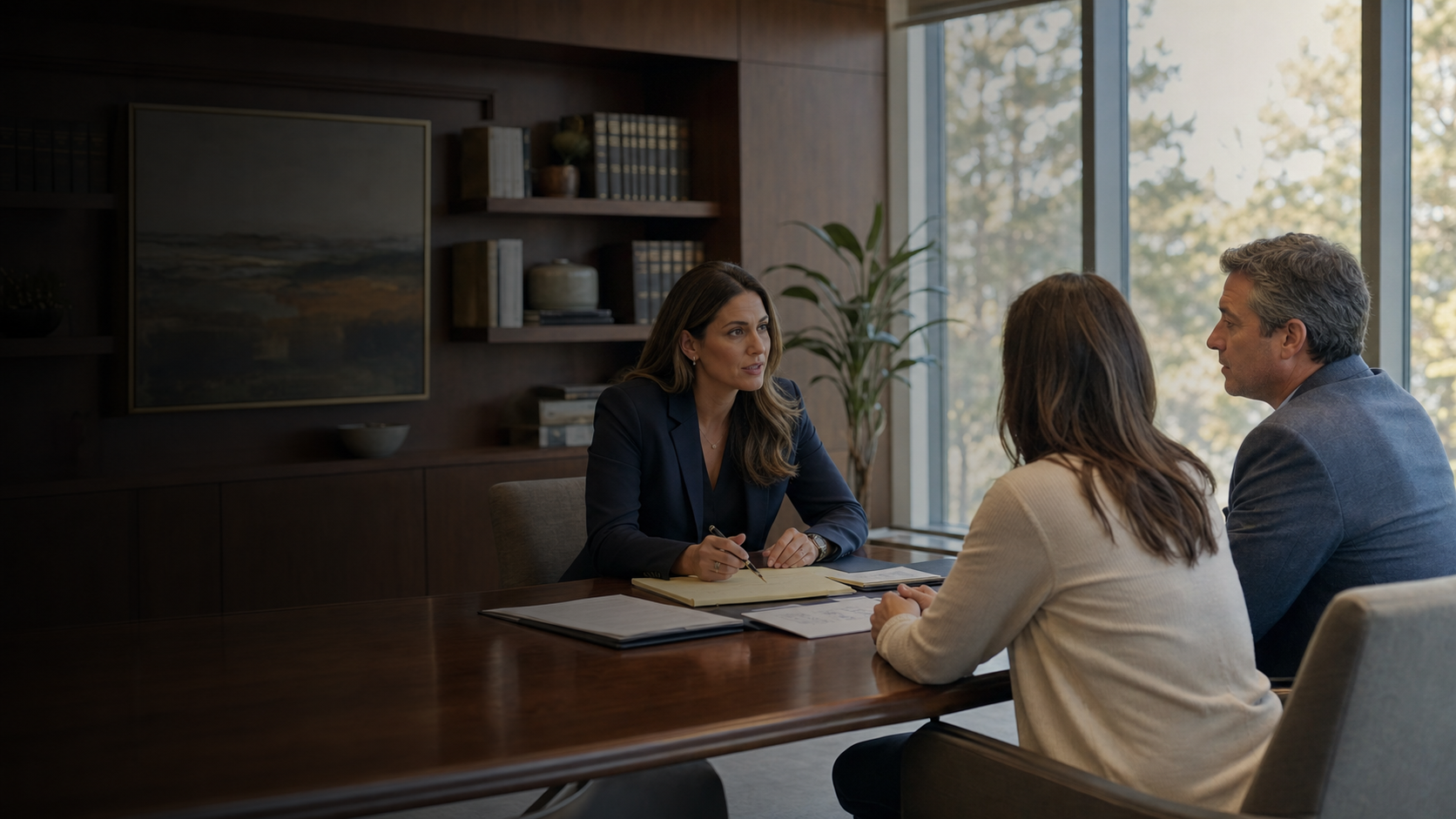 Chelsey Marto Law office consultation room